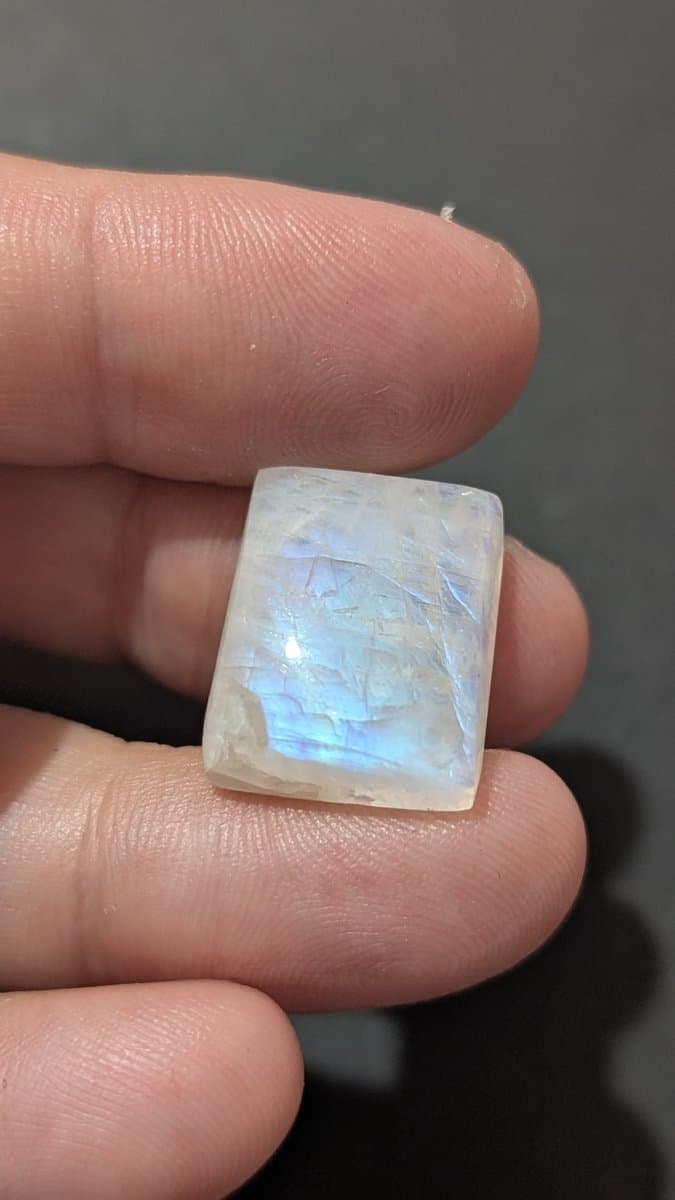 Moonstone - Square stone detail - view 4 of 4 by Loutan Beauty