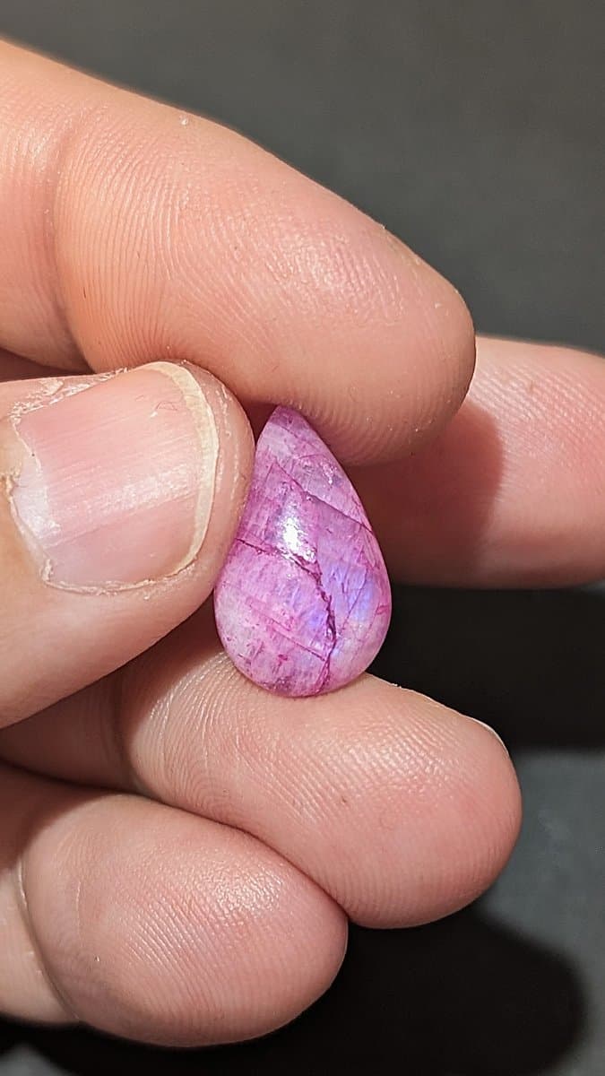 Pink Dyed Moonstone #6