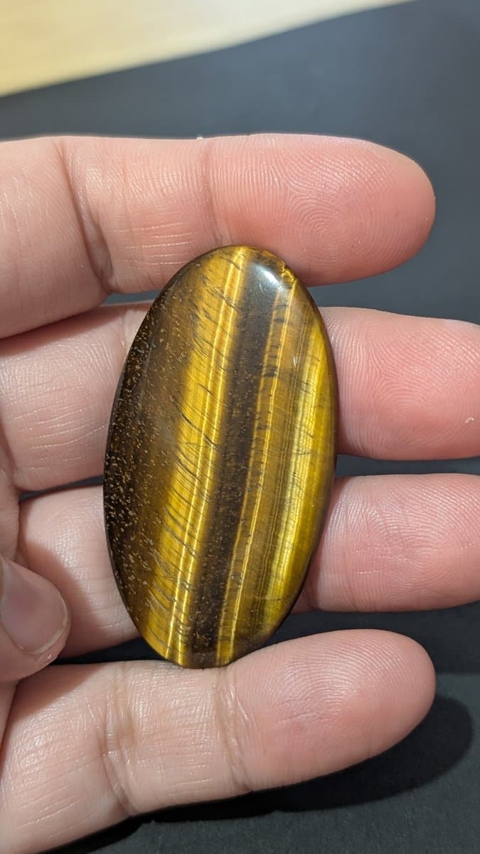 Tiger Eye Cabochon - Natural
