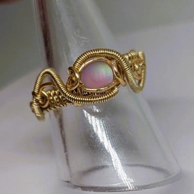 Beautiful Mermaid Tear Ring - Handmade ring detail - view 4 of 17 by Loutan Beauty