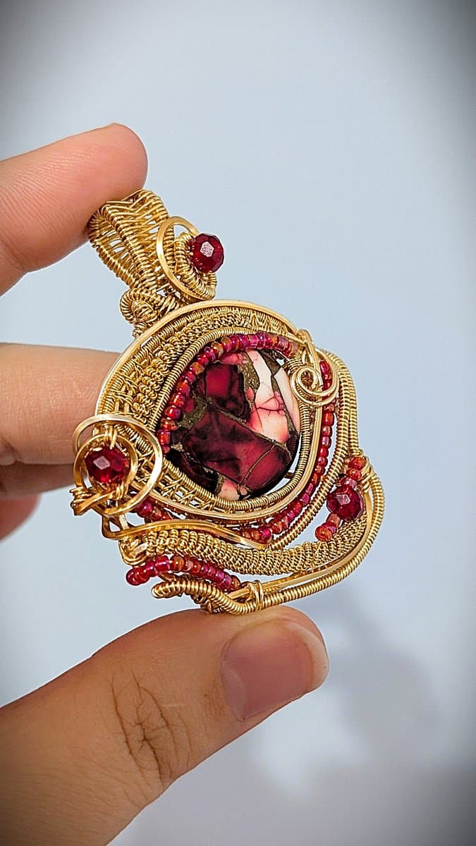 Mohave Red Pendant pendant detail - view 3 of 7 by Loutan Beauty