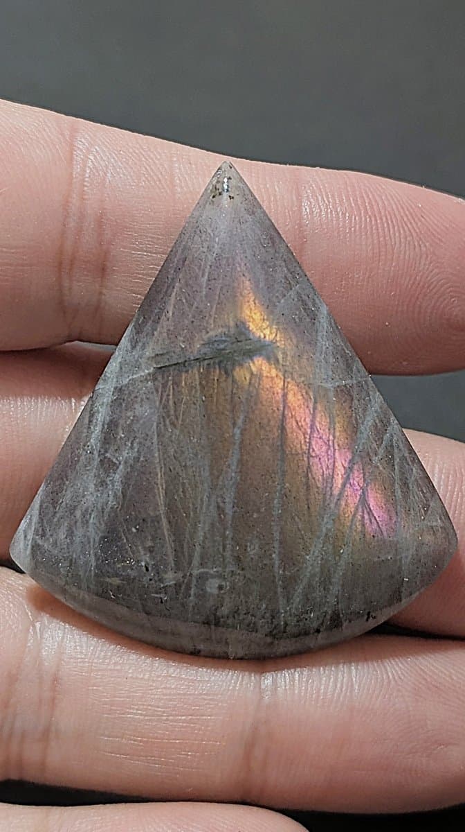 Purple Labradorite stone detail - view 4 of 7 by Loutan Beauty