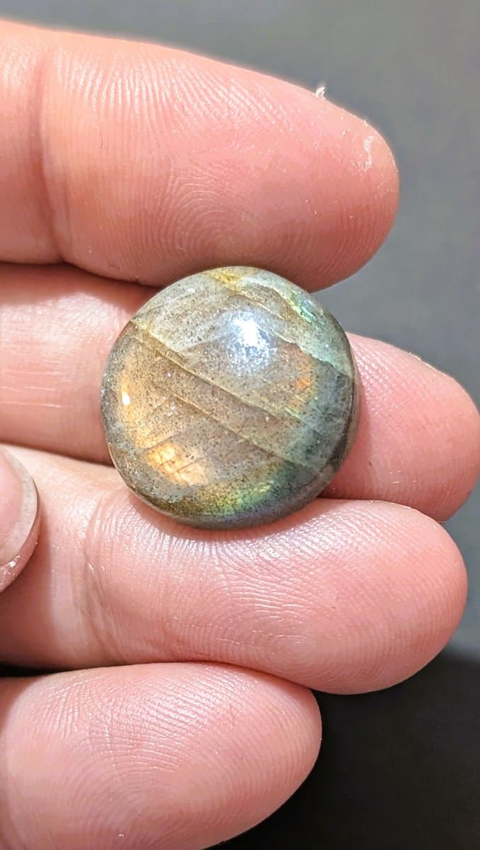 Golden Labradorite stone detail - view 2 of 2 by Loutan Beauty