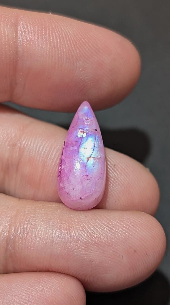 Pink Dyed Moonstone #1