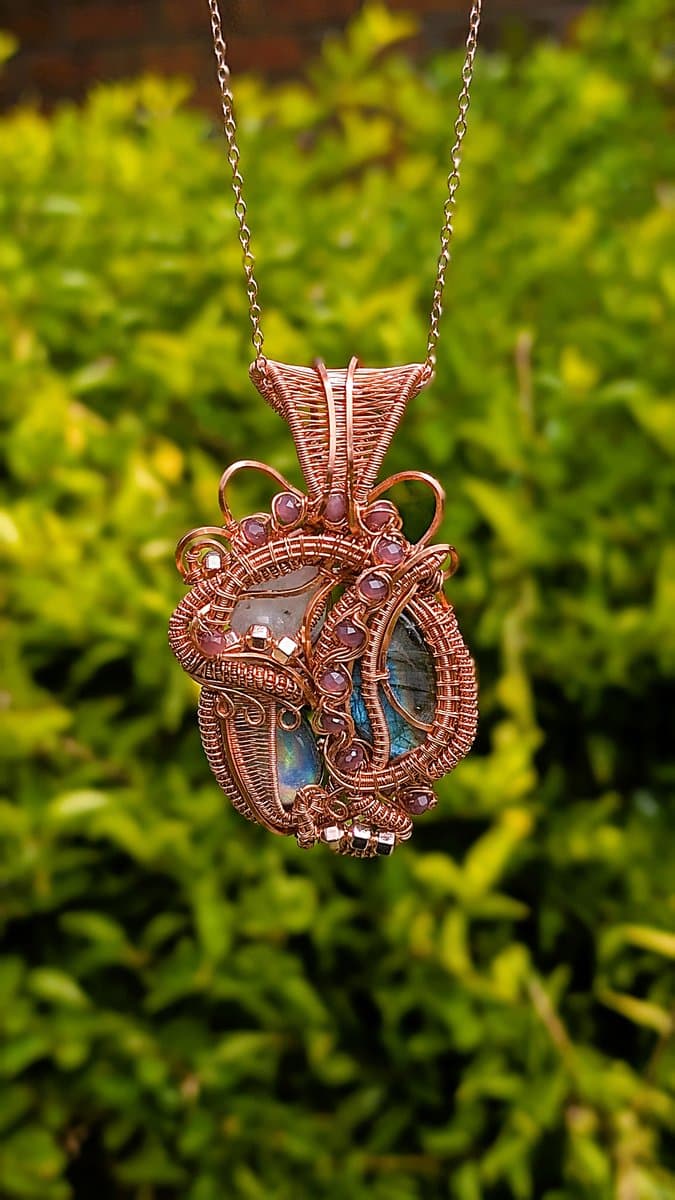 pendant - Heady Wrap - SOLD by Loutan Beauty