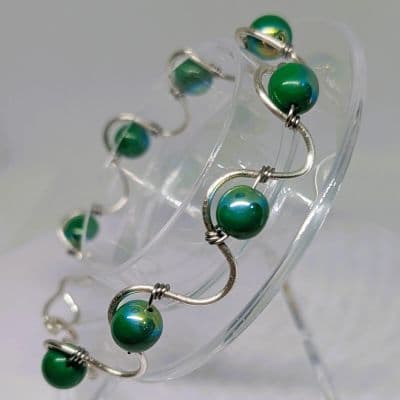 Forest Green Bracelet bracelet detail - view 3 of 12 by Loutan Beauty