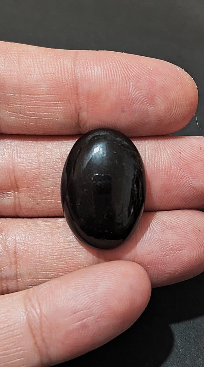 Black Tourmaline Cabochon #3