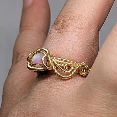 Beautiful Mermaid Tear Ring - Handmade ring detail - view 14 of 17 by Loutan Beauty