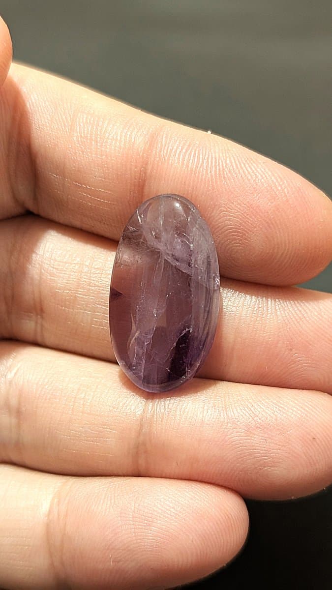 Amethyst #6 stone detail - view 4 of 4 by Loutan Beauty