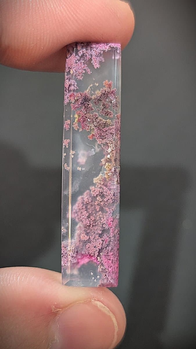 Dyed Moss Agate - Purple