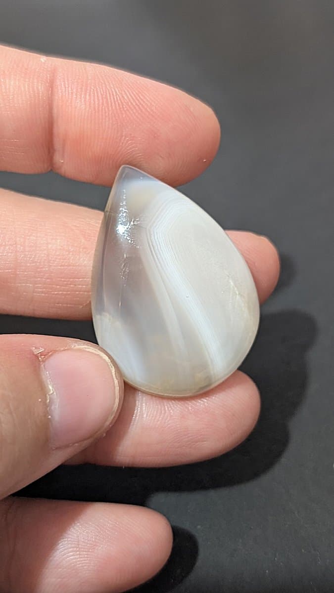 White and Grey Agate