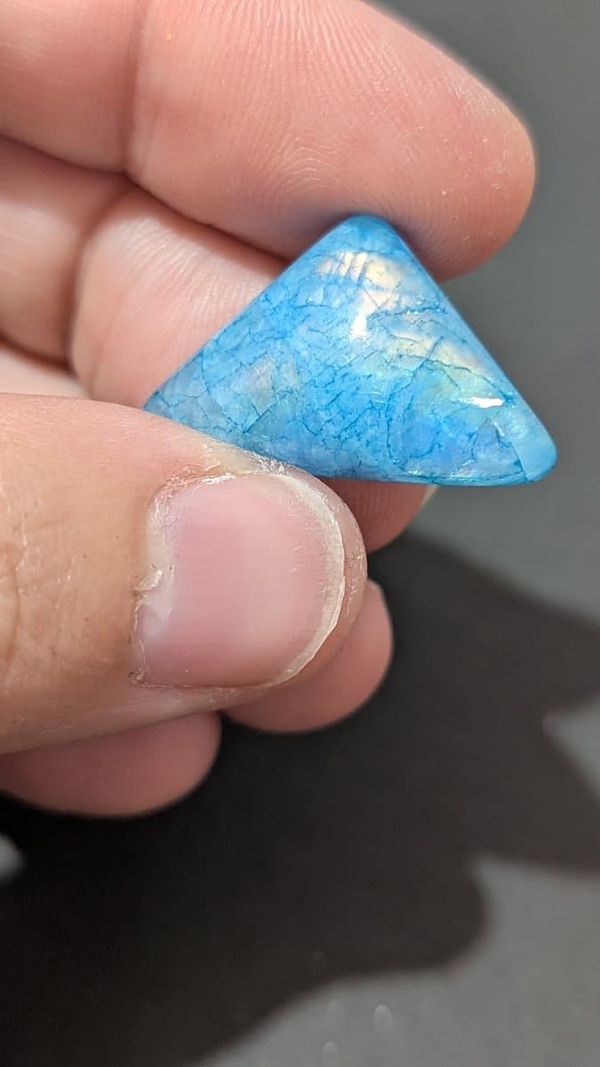 Paraiba Moonstone #3 stone detail - view 3 of 4 by Loutan Beauty