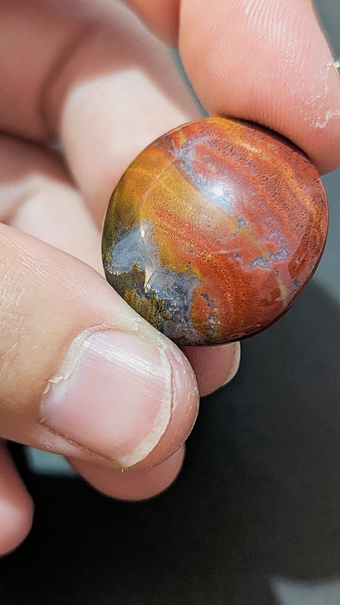 Klawing Agate/Klawing Jasper stone detail - view 4 of 4 by Loutan Beauty