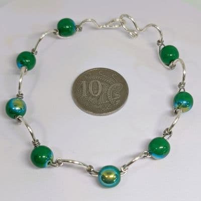 Forest Green Bracelet bracelet detail - view 11 of 12 by Loutan Beauty