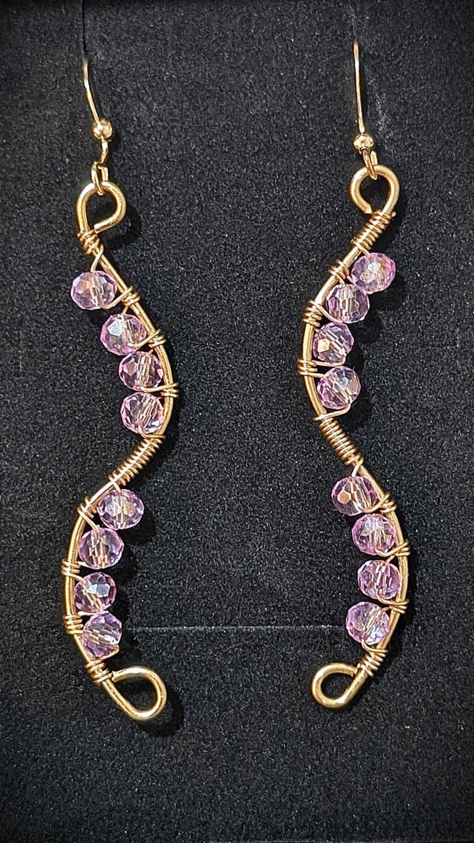 Valentines Curves Earrings earrings detail - view 2 of 3 by Loutan Beauty