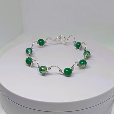 Forest Green Bracelet bracelet detail - view 10 of 12 by Loutan Beauty