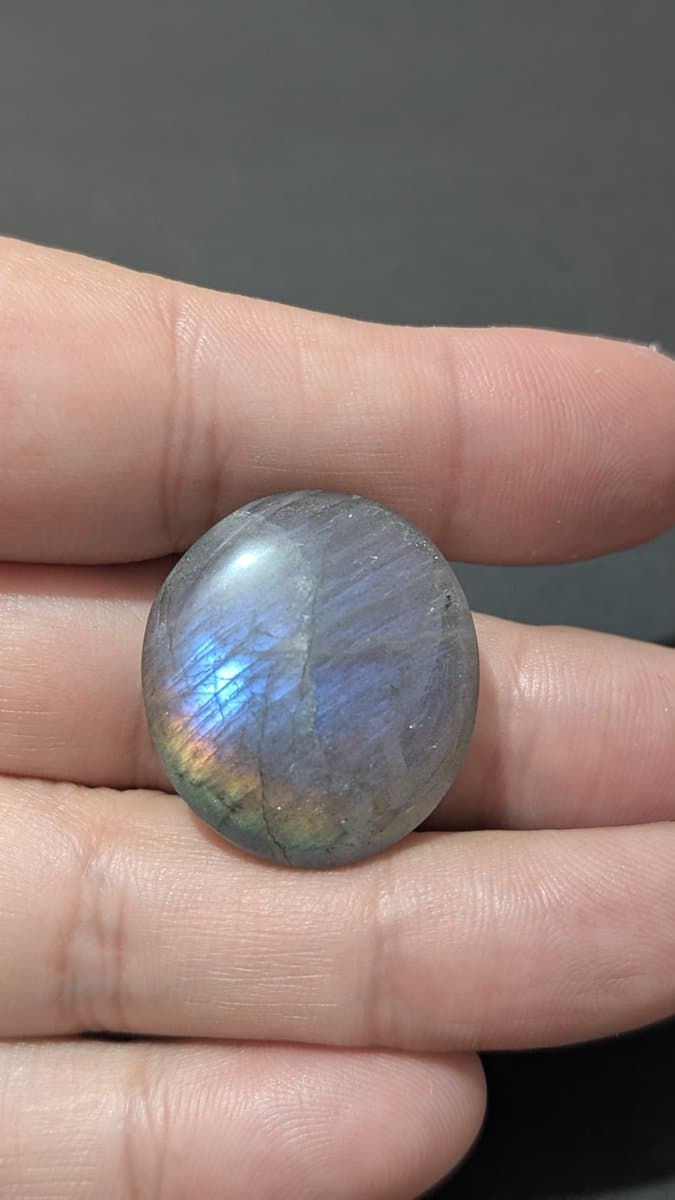 Purple Labradorite stone detail - view 5 of 5 by Loutan Beauty