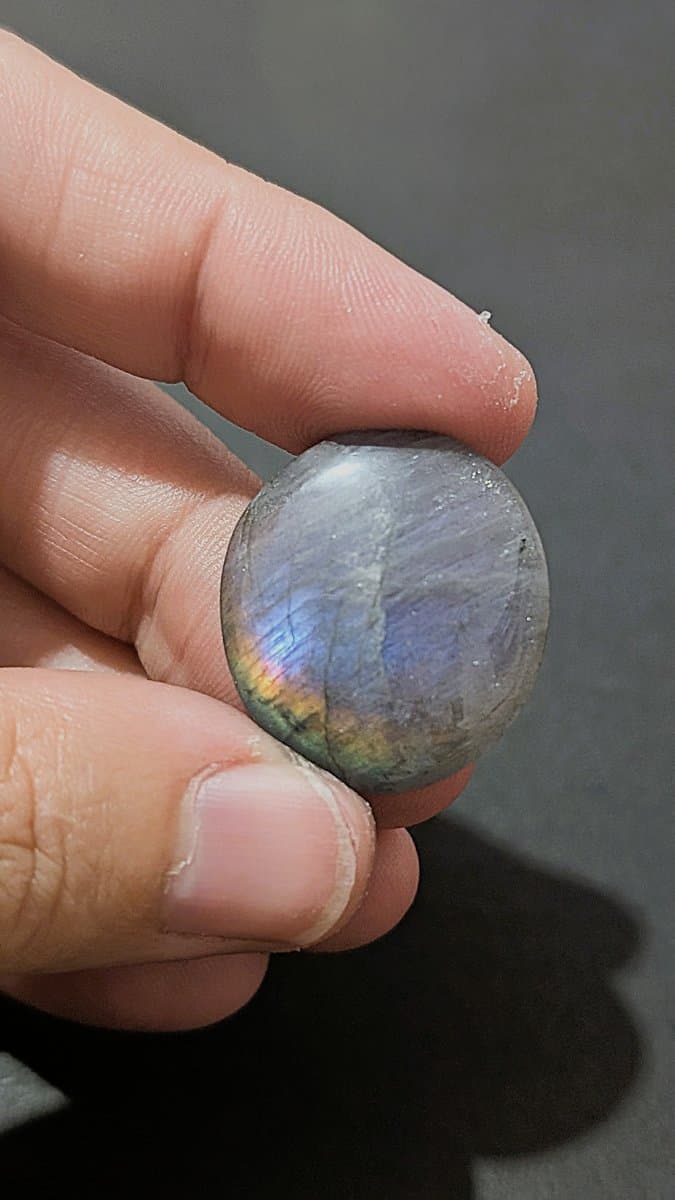 Purple Labradorite stone detail - view 2 of 5 by Loutan Beauty