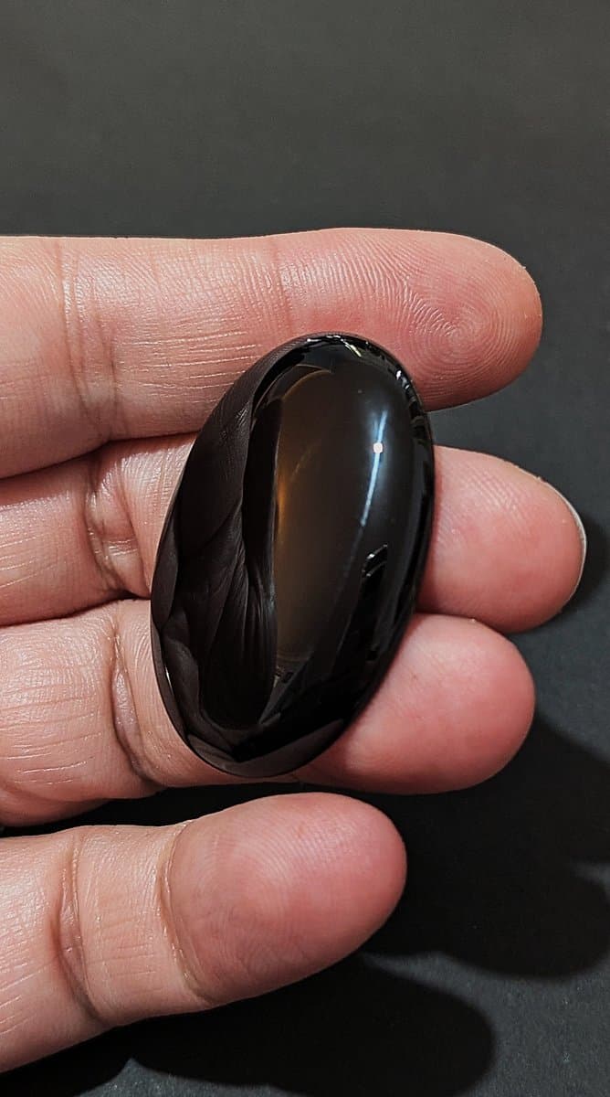 Black Onyx stone detail - view 2 of 2 by Loutan Beauty