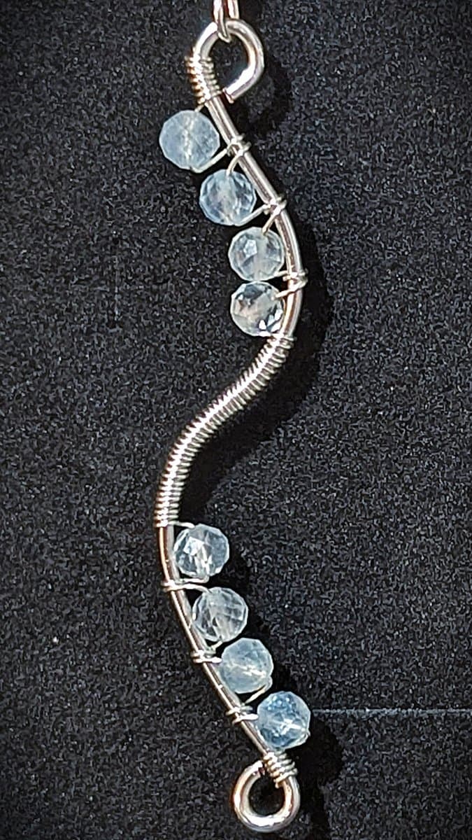 Valentines Curves Earrings - Moonstone earrings detail - view 4 of 4 by Loutan Beauty