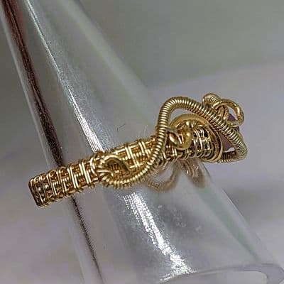 Beautiful Mermaid Tear Ring - Handmade ring detail - view 6 of 17 by Loutan Beauty