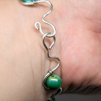 Forest Green Bracelet bracelet detail - view 5 of 12 by Loutan Beauty