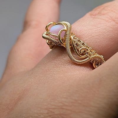 Beautiful Mermaid Tear Ring - Handmade ring detail - view 16 of 17 by Loutan Beauty