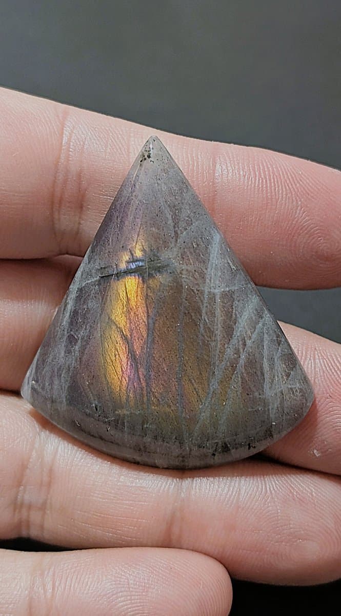 Purple Labradorite stone detail - view 5 of 7 by Loutan Beauty