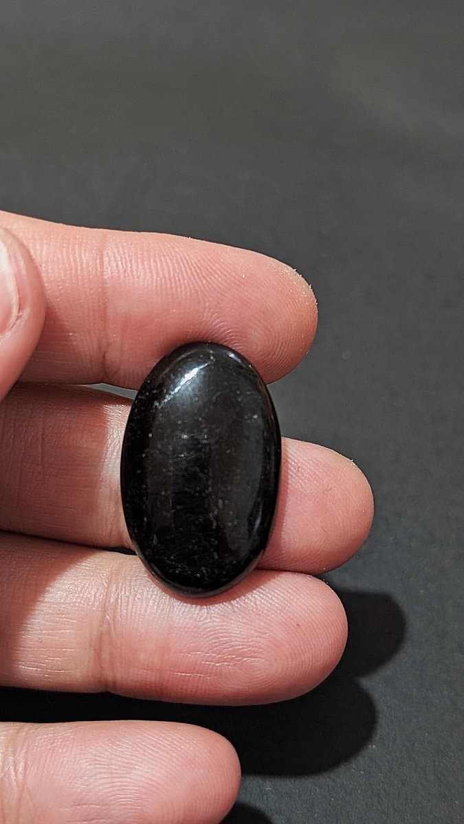 Black Tourmaline Cabochon #2