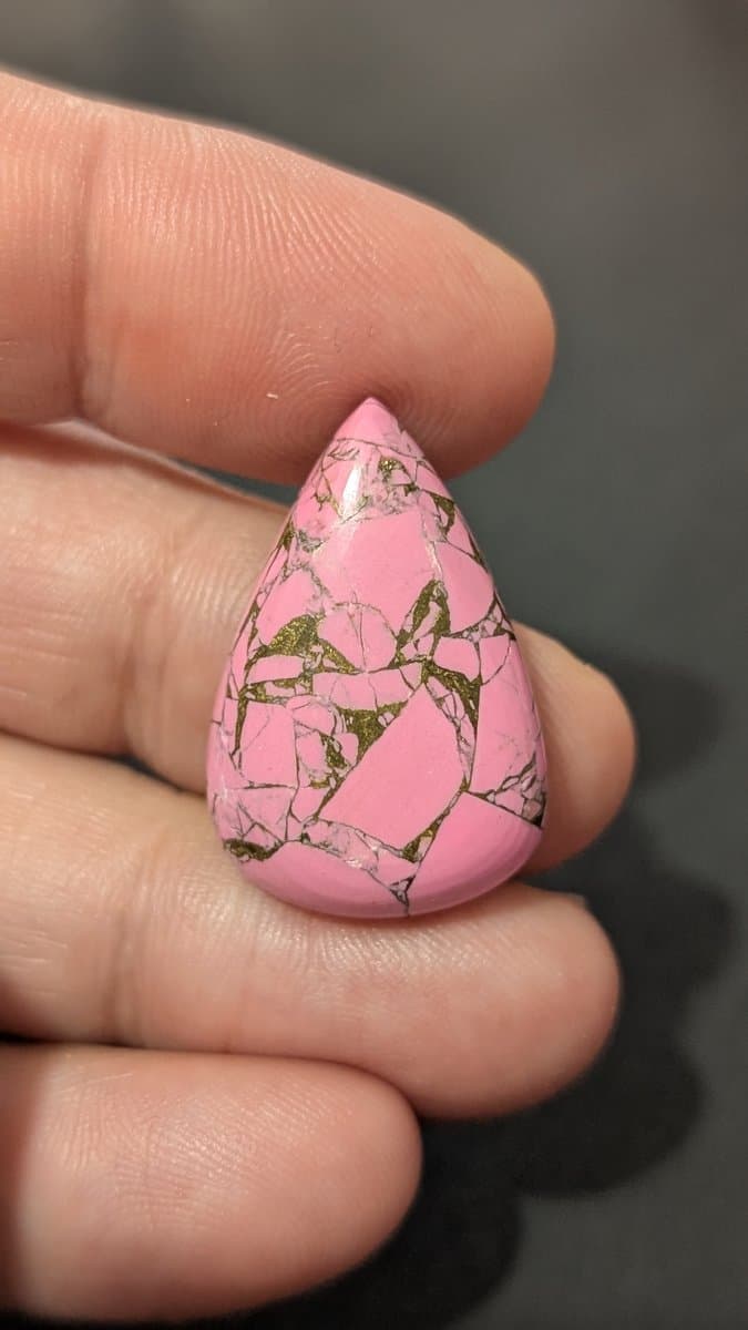 Pink Mohave Turquoise Cabochon