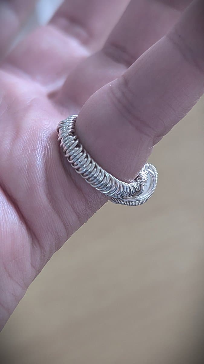 Moonstone Ring ring detail - view 6 of 7 by Loutan Beauty