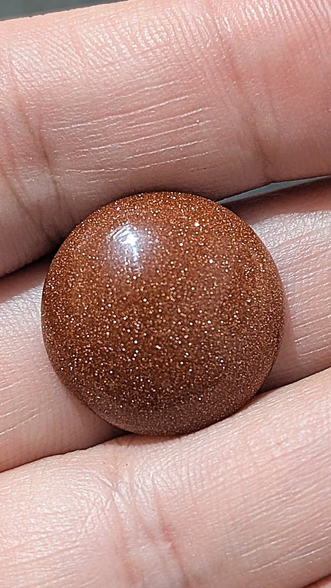 Goldstone stone detail - view 3 of 3 by Loutan Beauty