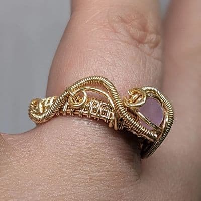 Beautiful Mermaid Tear Ring - Handmade ring detail - view 15 of 17 by Loutan Beauty