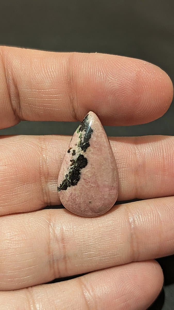 Rhodonite cabochon #2