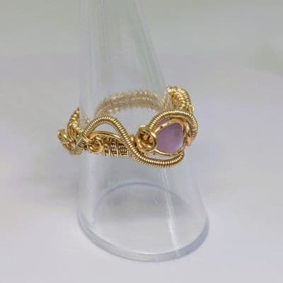 Beautiful Mermaid Tear Ring - Handmade ring detail - view 2 of 17 by Loutan Beauty