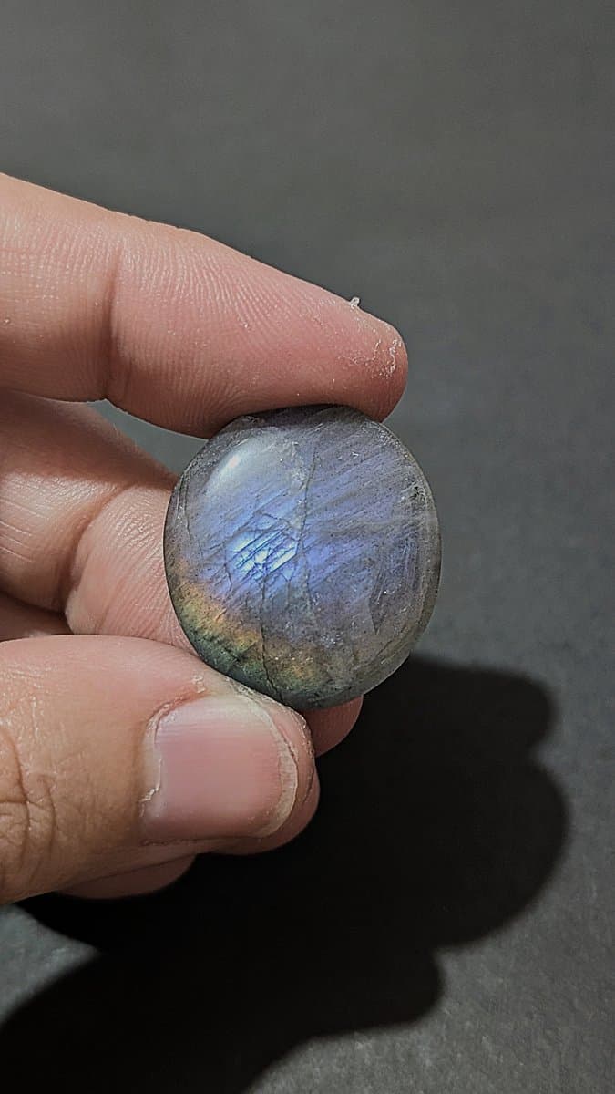 Purple Labradorite stone detail - view 4 of 5 by Loutan Beauty