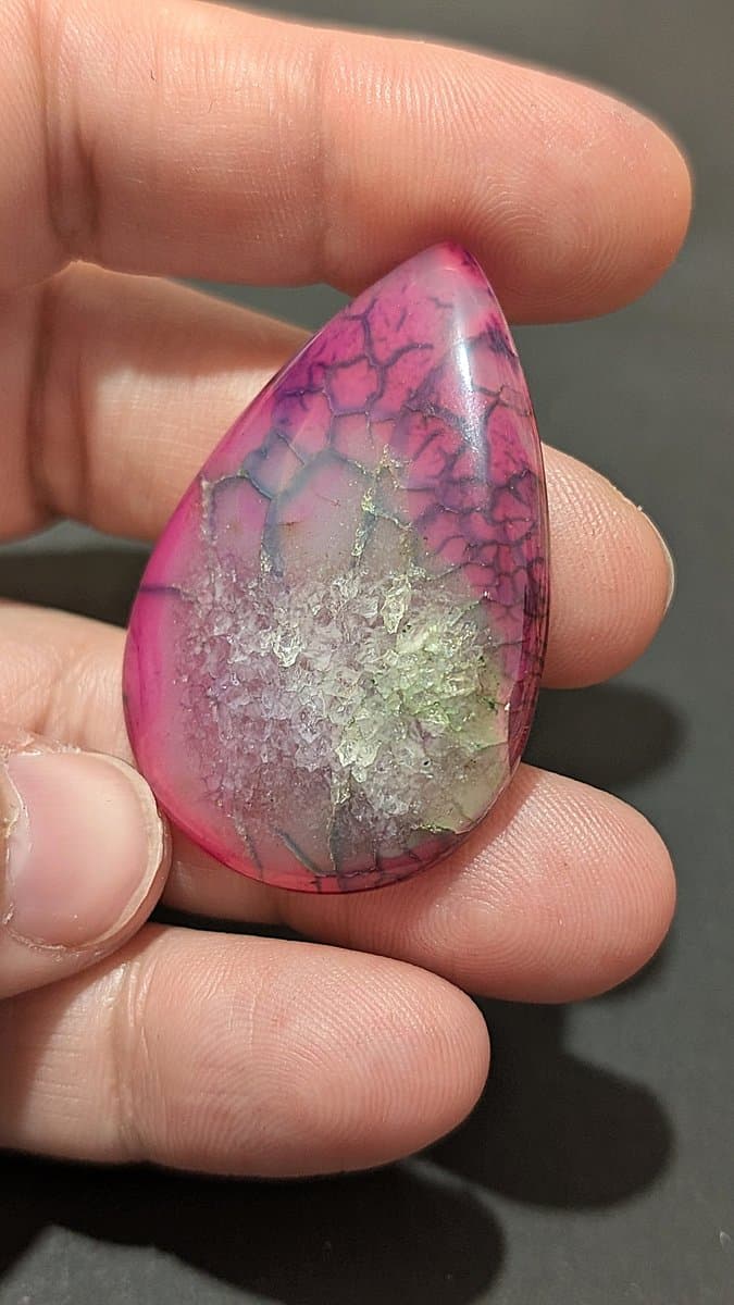 Dragons Vein Agate stone detail - view 2 of 2 by Loutan Beauty