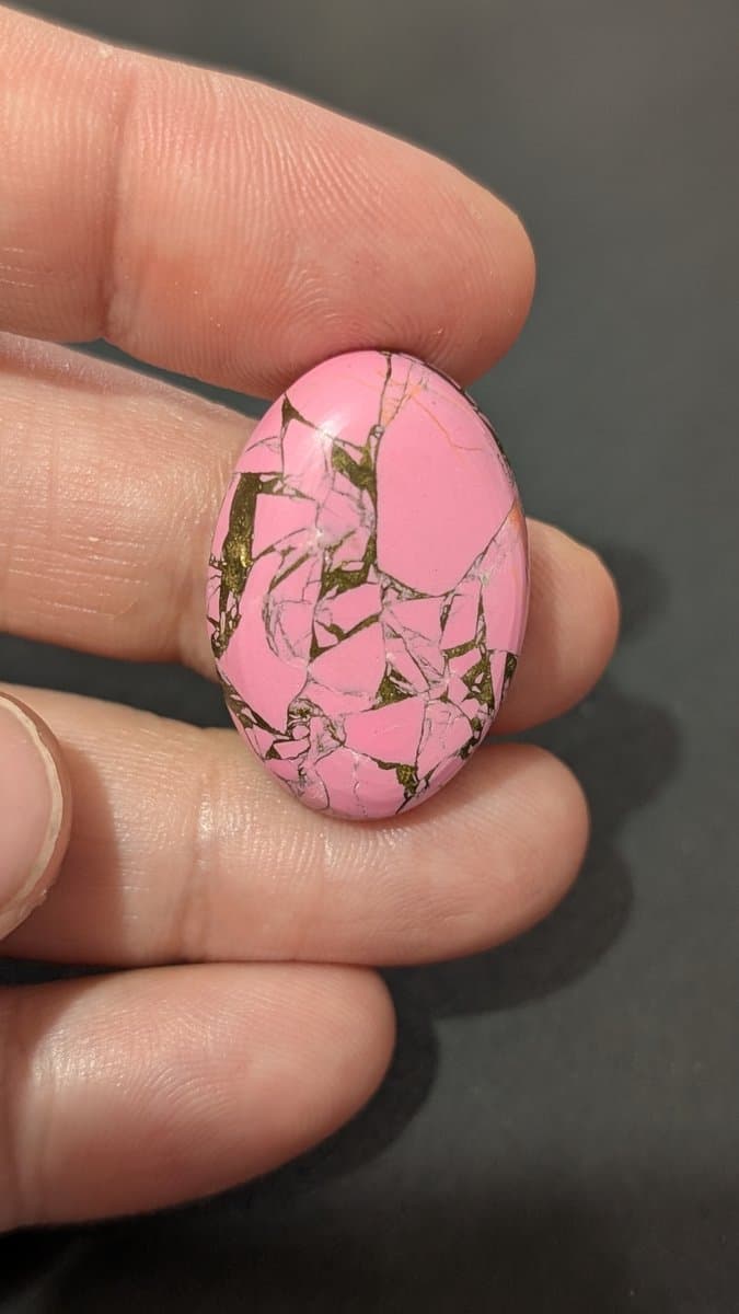 Pink Mohave Turquoise Cabochon