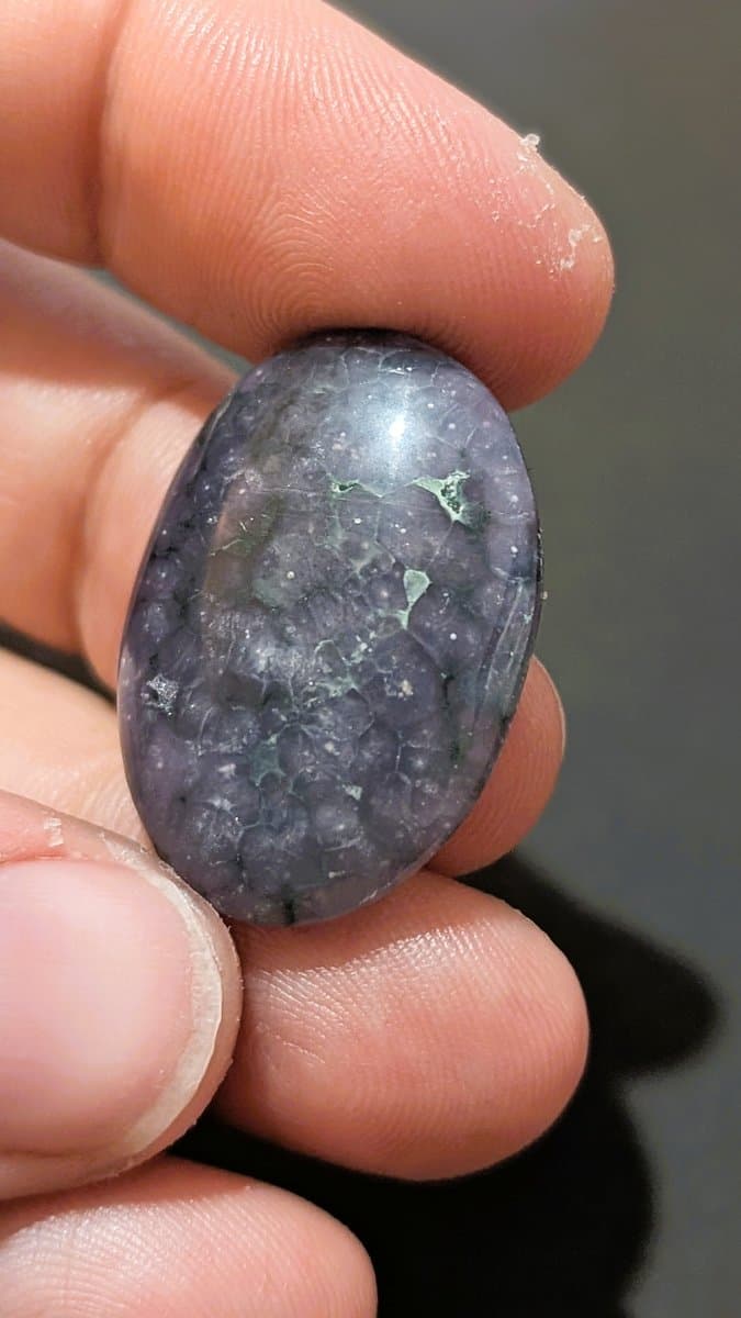 Grape Agate Cabochon