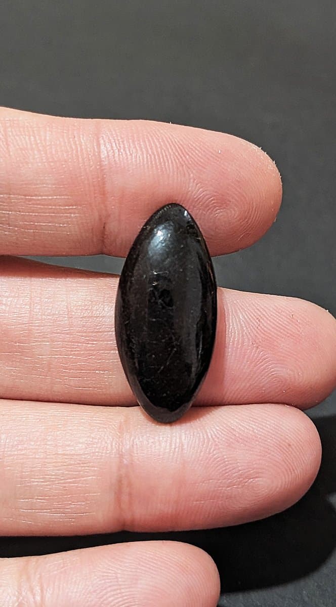 Black Tourmaline Cabochon #1